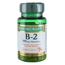 Suplemento Nature's Bounty Vitamina B2-100mg 100 comprimidos Suplemento Nature's Bounty Vitamina B2-100mg 100 comprimidos