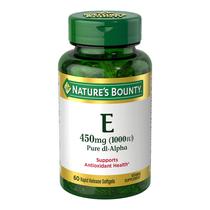 Suplemento Nature's Bounty Vitamina E 1000 UI Softgels 60