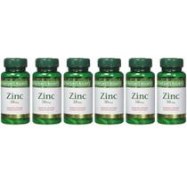 Suplemento Nature's Bounty Zinc, 50 mg, comprimidos, 100 unidades x 6 Suplemento Nature's Bounty Zinc, 50 mg, comprimidos, 100 unidades x 6