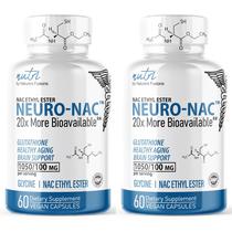 Suplemento Nature's Fusions Neuro NAC N-Acetilcisteína 120 cápsulas