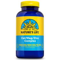 Suplemento Nature's Life Cal Mag Zinc Complex 1000 mg/500 mg/15 mg