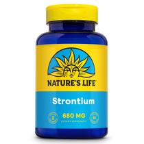 Suplemento Nature's Life Citrato de Estrôncio 680 mg 60 comprimidos