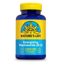 Suplemento Nature's Life Energizing Niacinamida B3 1000mg Suplemento Nature's Life Energizing Niacinamida B3 1000mg