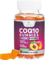 Suplemento Nature's Nutrition CoQ10 100 mg, gomas de 60 unidades