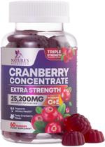Suplemento Nature's Nutrition Cranberry Gummies 25.000 mg