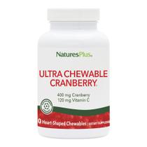 Suplemento Nature's Plus Ultra Mastigável de Cranberry 200 mg com Vit C - 90 comprimidos