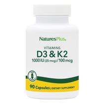 Suplemento Nature's Plus Vitamina D3 1000UI/Vitamina K2 100mcg Suplemento Nature's Plus Vitamina D3 1000UI/Vitamina K2 100mcg