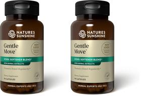 Suplemento Nature's Sunshine Gentle Move 90 Cápsulas Pack com 2