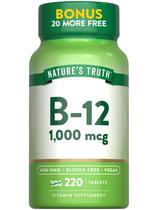 Suplemento Nature's Truth Vitamina B12 1000mcg 220 comprimidos