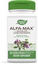 Suplemento Nature's Way Alfa-Max: folha, caule e flor de alfafa