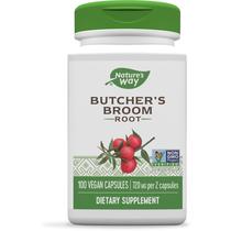 Suplemento Nature's Way Butcher's Broom Root 100 cápsulas veganas