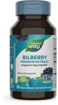 Suplemento Nature's Way com extrato premium de mirtilo 90 cápsulas