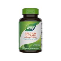 Suplemento Nature's Way de citrato de cálcio, carbonato e malato 100 cápsulas Suplemento Nature's Way de citrato de cálcio, carbonato e malato 100 cápsulas