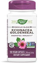 Suplemento Nature's Way Echinacea Goldenseal Root 100 cápsulas