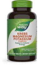 Suplemento Nature's Way Krebs Magnésio e Potássio 120 comprimidos