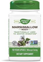 Suplemento Nature's Way Marshmallow Root 480 mg 100 cápsulas x2 Suplemento Nature's Way Marshmallow Root 480 mg 100 cápsulas x2