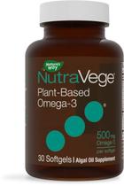 Suplemento Nature's Way NutraVege à base de plantas de ômega-3 30 cápsulas gelatinosas