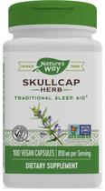 Suplemento Nature's Way Skullcap Herb 100 cápsulas veganas