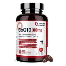 Suplemento Nature Target CoQ10 300mg + PQQ - 120 Cápsulas