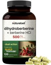Suplemento NatureBell Dihydroberine com Berberina HCl 500mg
