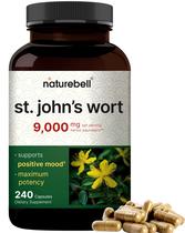 Suplemento NatureBell - Erva de São João 9000mg - 240 Cápsulas