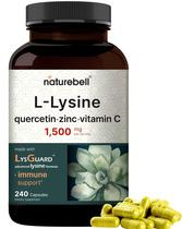 Suplemento NatureBell L-Lisina 1.000 mg Cápsulas + Quercetina 250 mg Suplemento NatureBell L-Lisina 1.000 mg Cápsulas + Quercetina 250 mg