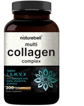 Suplemento NatureBell Multi Collagen Complex 300 cápsulas