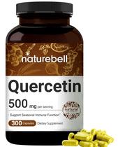 Suplemento NatureBell Quercetina 500 mg 300 cápsulas