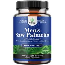 Suplemento Natures Craft Saw Palmetto para homens e saúde da próstata