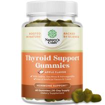 Suplemento Natures Craft Vegan Thyroid Gummies 60 unidades