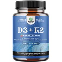 Suplemento Natures Craft Vitamin D3 2000 UI com K2 MK7 Suplemento Natures Craft Vitamin D3 2000 UI com K2 MK7