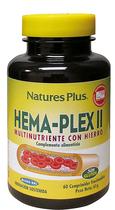 Suplemento Natures Plus Hema-Plex Iron 60 Mastigáveis