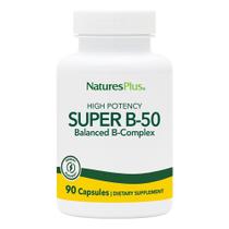 Suplemento Natures Plus Super B50-90 em cápsulas vegetarianas