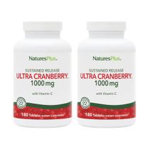 Suplemento Natures Plus Ultra Cranberry 1000-180 comprimidos x2