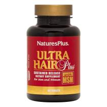 Suplemento Natures Plus Ultra Hair 60 comprimidos para homens e mulheres