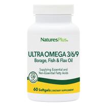 Suplemento Natures Plus Ultra Omega 3 6 9 1200 mg 60 cápsulas gelatinosas