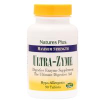 Suplemento Natures Plus Ultra-Zyme 90 comprimidos sem glúten