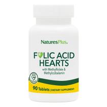 Suplemento NaturesPlus Ácido Fólico Hearts 400mcg 90 comprimidos