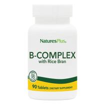Suplemento NaturesPlus B-Complex com farelo de arroz 90 comprimidos Suplemento NaturesPlus B-Complex com farelo de arroz 90 comprimidos