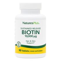 Suplemento NaturesPlus Biotina 10 mg de liberação sustentada 90 comprimidos