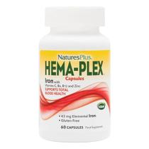 Suplemento NaturesPlus Hema-Plex Iron 60 cápsulas Suplemento NaturesPlus Hema-Plex Iron 60 cápsulas