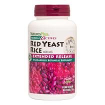 Suplemento NaturesPlus Herbal Actives Arroz Fermentado Vermelho 600 mg