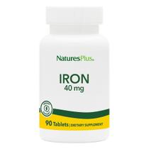 Suplemento NaturesPlus Iron 40 mg 90 comprimidos vegetarianos Suplemento NaturesPlus Iron 40 mg 90 comprimidos vegetarianos