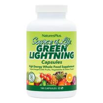 Suplemento NaturesPlus Source of Life Green Lightning 180 cápsulas
