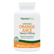 Suplemento NaturesPlus Suco de laranja para mastigar Vitamina C 500 mg