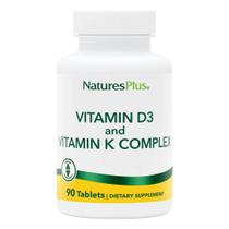 Suplemento NaturesPlus Vitamina D3/K2 2500 UI/ 120 mcg 90 comprimidos
