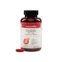 Suplemento NatureWise CoQ10 200 mg com pimenta preta 90 cápsulas Suplemento NatureWise CoQ10 200 mg com pimenta preta 90 cápsulas