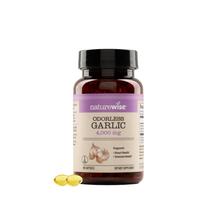 Suplemento NatureWise de alho inodoro 4000 mg 180 cápsulas gelatinosas Suplemento NatureWise de alho inodoro 4000 mg 180 cápsulas gelatinosas