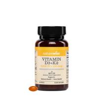 Suplemento NatureWise de vitamina D3 vegana 5000 UI + K2 100mcg Suplemento NatureWise de vitamina D3 vegana 5000 UI + K2 100mcg