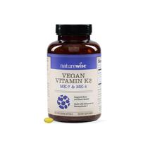Suplemento NatureWise de vitamina K2 600mcg com MK-7 100mcg e MK-4 500mcg Suplemento NatureWise de vitamina K2 600mcg com MK-7 100mcg e MK-4 500mcg